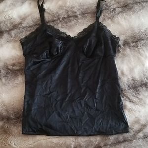 Deena Black Lace Camisole